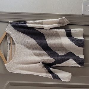 NIC+ZOE 💥STUNNING💥 TEXTURED OVERSIZED 3/4 Sleeve SWEATER